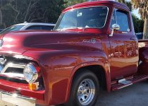 1955 Ford F100 Pickup Truck with a 300 HP Crate Engine